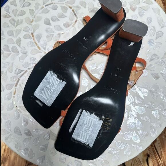 FRAME Denim $398 Le Braxton Strapy Suede Sandal NWT - Picture 13 of 14